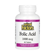 Natural Factors Folic Acid 1 mg